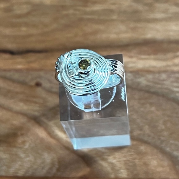 NWT Sterling Chocolate Diamond Ring Size 6 - Picture 3 of 7